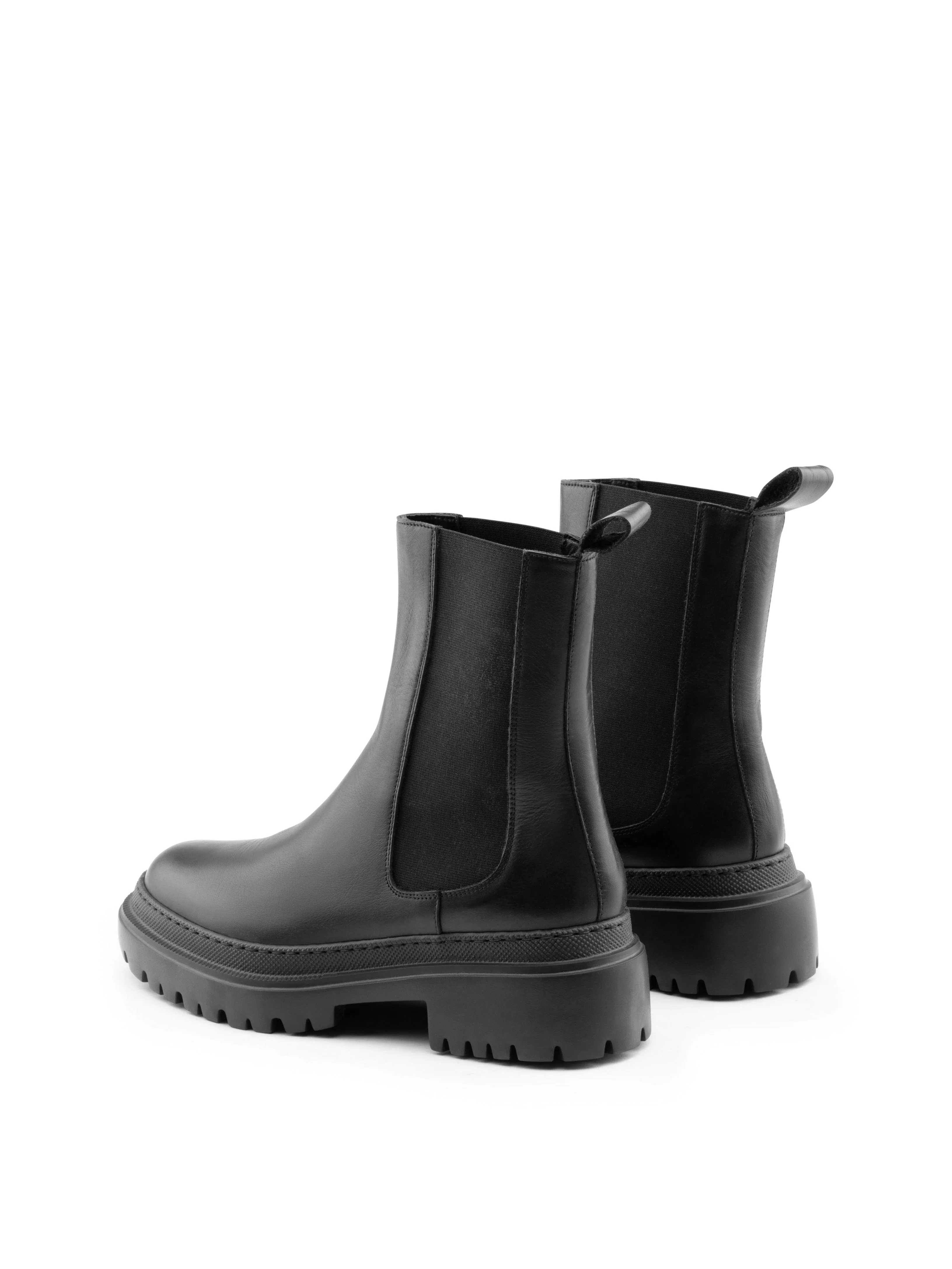 Corticella Black Leather Unlined Boot - Image 5